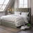 ClickDecor Kenton Panel Bed Frame with Diamond Tufted Upholstered Headboard-47346429-47346431