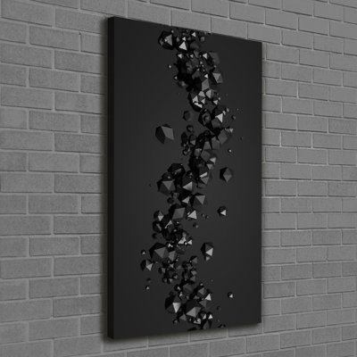 Abstraction Of A Woman - Wrapped Canvas Print
