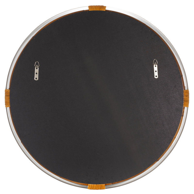 Polkville Flat Rattan Mirror