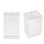 Meuble-lavabo de 20 po avec lavabo en céramique, meuble-lavabo avec tablette de porte et tablette réglable-124794185-124794184