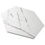 Visium Hex 17" x 20" Porcelain Marble Look Floor and Wall Tile