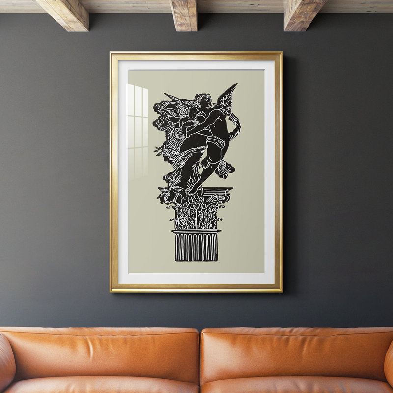 Magic Garden I, reproduction encadrée de qualité supérieure, Encadrement doré, L 30,5 po x H 42,5 po