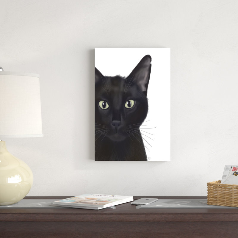 Chat, portrait de Gus, H 18 po x l 12 po x P 1 po