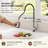 Commercial-Style 2-Function Pull-Down Single-Handle Kitchen Faucet-126446265
