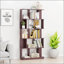 Bibliothèque moderne à 5 niveaux avec rangement en bois aggloméré, polyvalente et élégante pour la maison et le bureau-326163993