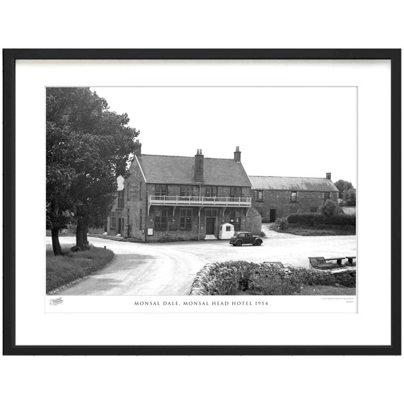 Monsal Dale, Monsal Head Hotel 1954 - Single Picture Frame Print, 45cm H x 60cm W x 2.3cm D