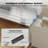 75 Inch L-Shaped Electric Height Adjustable Standing Desk with Drawers & Monitor Shelf, Ergonomic Corner Home Office Desk, with Hooks & Cable Management, White-897866538-897866539