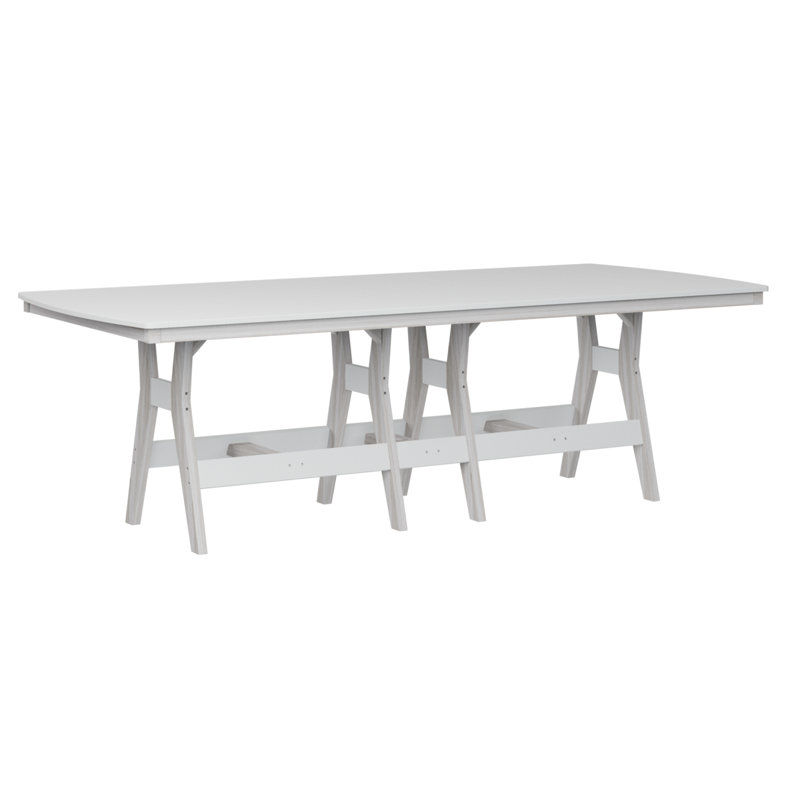 Harbor Outdoor Bar Table, White, Seashell