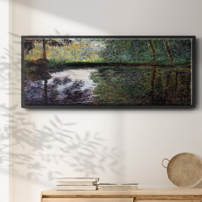 «The Pond At Montgeron 2, 1876», reproduction d'art sur toile