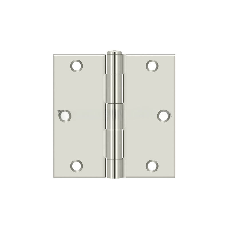 Steel Hinge, Satin Nickel
