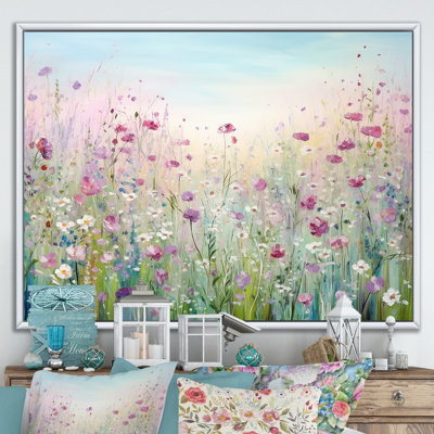 Art sur toile, "Fleurs sauvages"