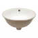 Wenty 16'' White Ceramic Circular Bathroom Sink