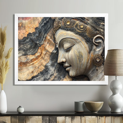 «Hafley Hinduism God Meditation To The Marble» - Art mural de l'hindouisme