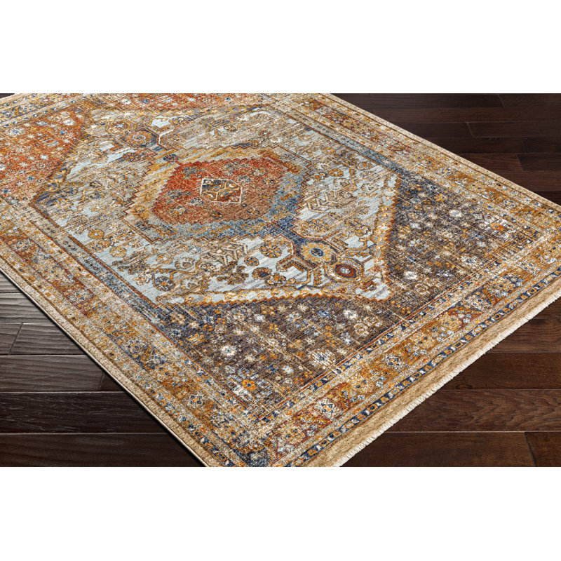 Tapis oriental rouille Hoefer, Rectangle 3 pi x 5 pi