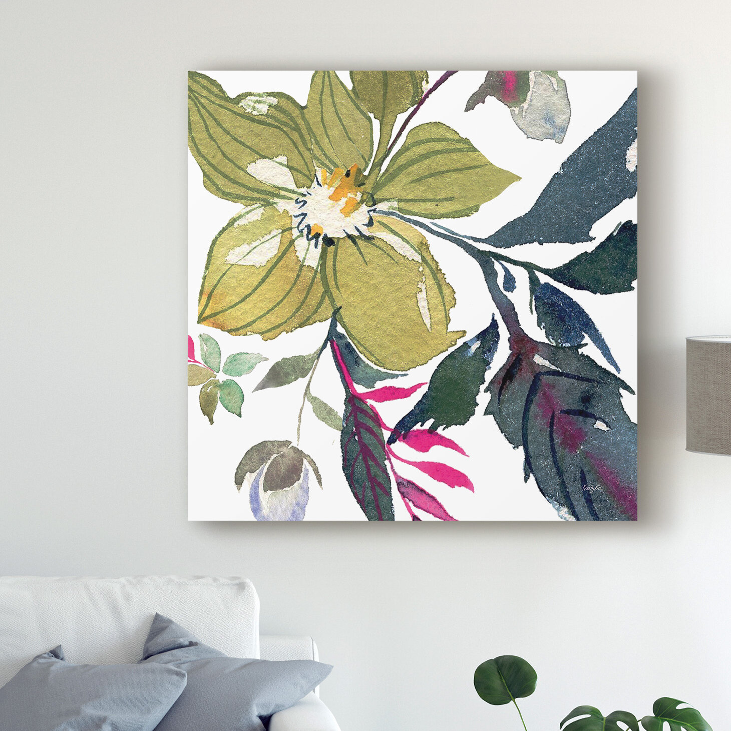 Bless international Hellebore Ya Doing I On Canvas by Kristy Rice
