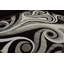 Tapis gris à motifs abstraits Wargo