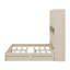 Lit plateforme double en bois avec USB, tête de lit et tiroirs de rangement-114359623