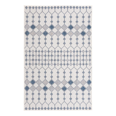 Tapis extérieur ivoire Traliccio