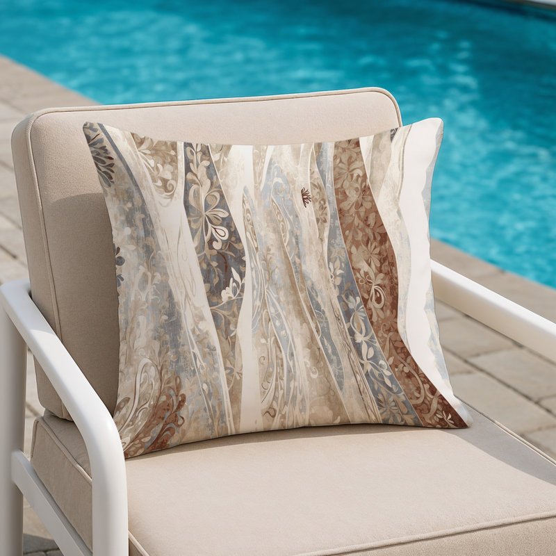 Shaded Dune Indoor And Outdoor Throw Pillow, Square 18"
