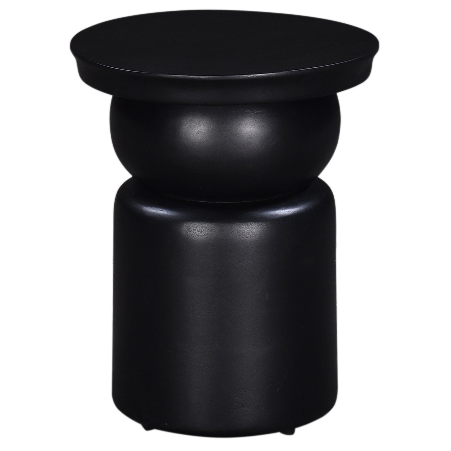 Corrigan Studio® Luxurious Living Room Side Table Pedestal Base Solid ...