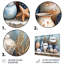«Blue and White Beach Pottery Oceanic Odyssey», ensemble d'art mural de poterie de plage-107188820-107188821