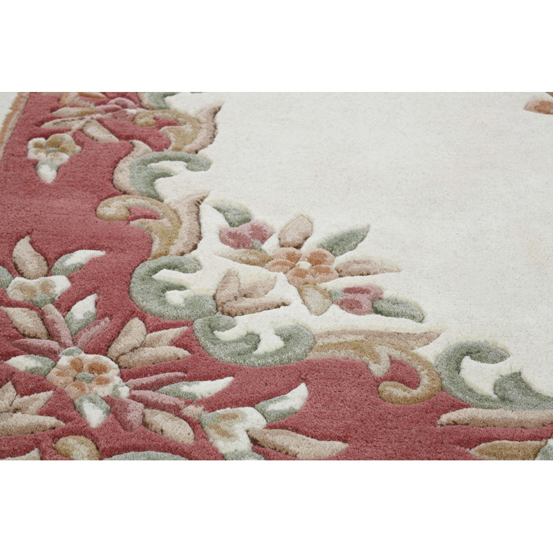 Hounslow Oriental Wool Hand Tufted Area Rug, Round 120cm
