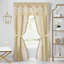 Ensemble de rideau de fenêtre semi-transparent en polyester 5 pièces Woven Trends Estebana-1176194910-1176194909