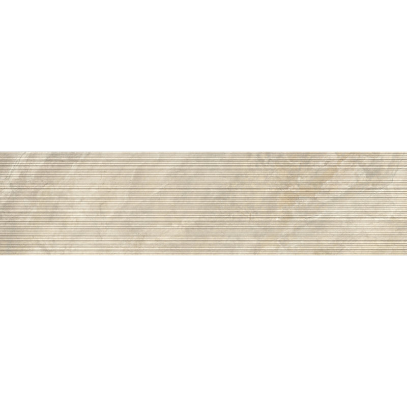 Terramor Gro Nero 12 po X 47 po Carreau de mur en porcelaine mat (11,63 pieds carrés / caisse), Avorio