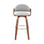 Tabouret de bar 30 po en simili cuir noyer-1155367215-1166786143