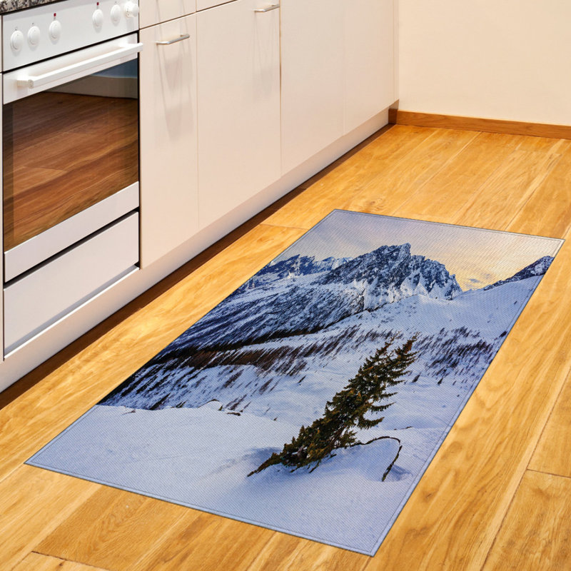 Mountain Nature High Density Long Fiber Poly Threads Decorative Area Rug Carpet, Rectangle 2'7" x 5'