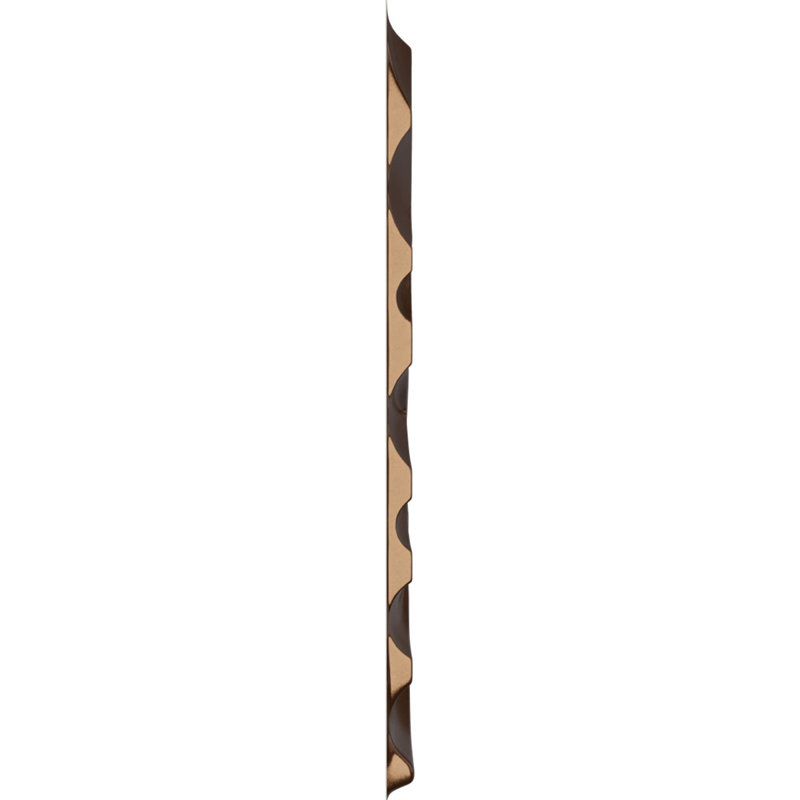 Panneau mural décoratif 3D Serina EnduraWall l 19 5/8 po x H 19 5/8 po, acier foncé métallique (couvre 2,67 pieds carrés)