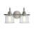Juliann 15 in. 2-Light Modern Dimmable Vanity Light with Clear Glass Shade-222325200