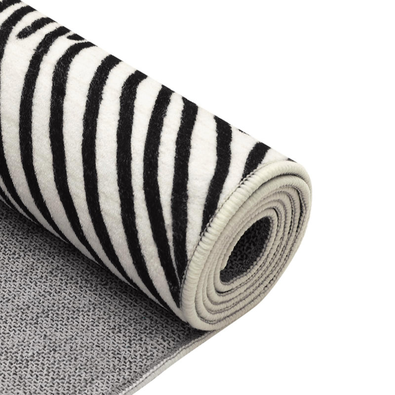 Area Rug, Rectangle 200 x 290 cm, Black