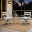 Chaises de salle à manger d'extérieur pivotantes et berçantes avec coussin Sunbrella-303723482