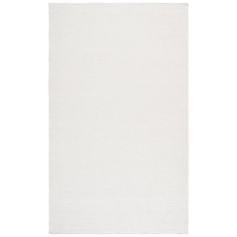 Vermont 810 Hand Woven 80% Wool; 20% Cotton Solid Color Rug, Rectangle 8' x 10'