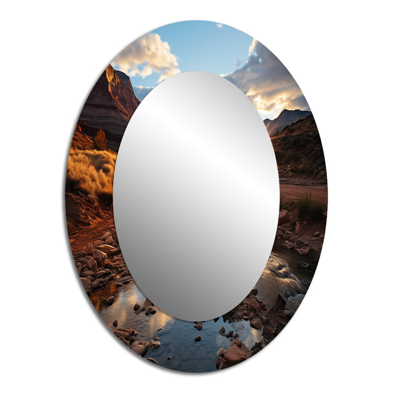 Kronos - Landscapes Metal Mirror, 40" x 30"