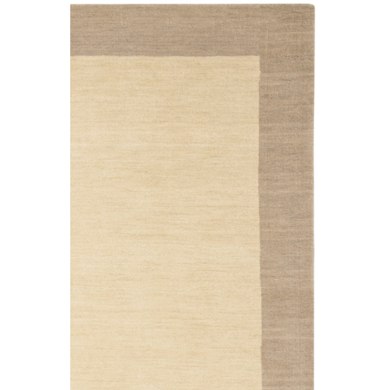 Morano Hand Loomed Wool Solid Color Rug, Rectangle 5' x 8'