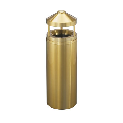 Aluminum Open Kitchen Trash Can