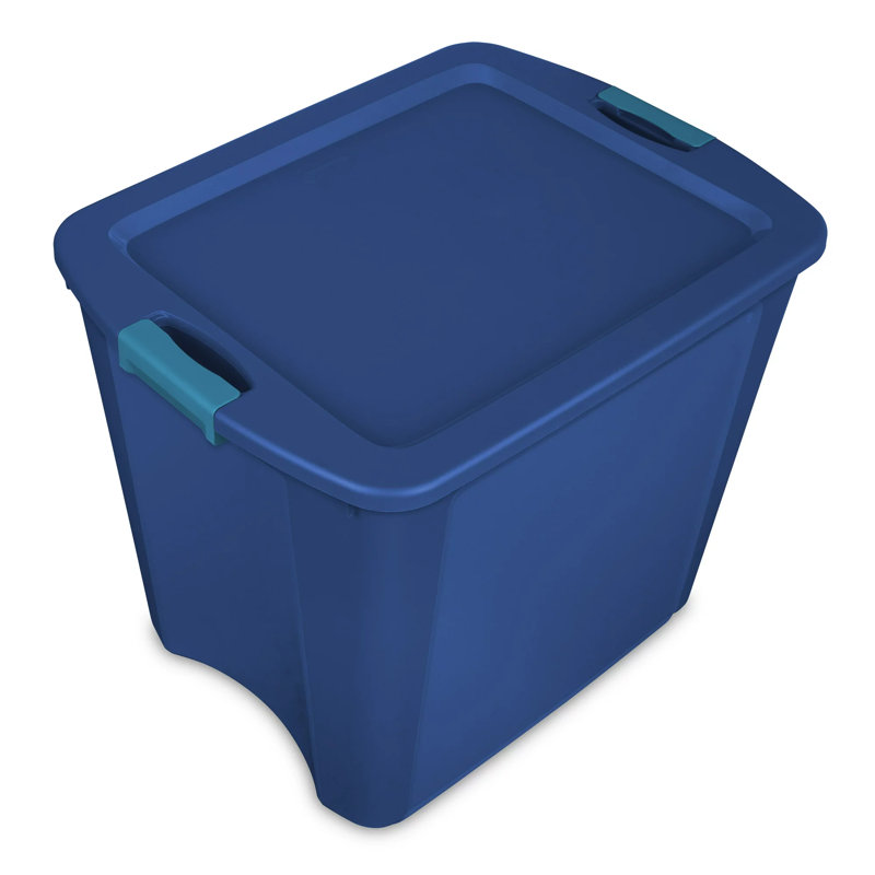 Sterilite 26 Gallon Latch & Carry Plastic Storage Tote Container Box