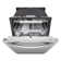 LG Smart Top Control Dishwasher with 1-Hour Wash & Dry, QuadWash® Pro, TrueSteam®, and Dynamic Heat Dry™