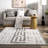 Erikka SpinClean Geometric Stripes Machine Washable Area Rug-1646857793