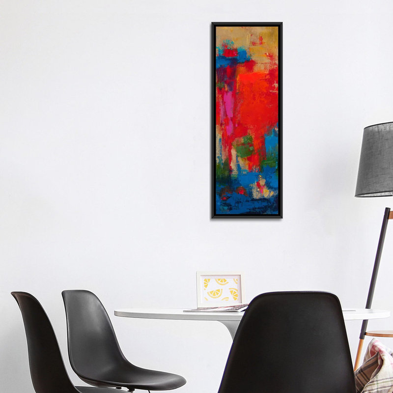 « totem », impression sur toile, H 36 po x l 12 po x P 1,5 po, Toile avec cadre noir