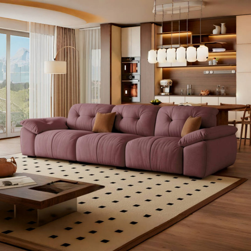 Canapé Home Minimalist, Mauve foncé