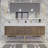 Ridley 71'' Double Bathroom Vanity with Acrylic Top-2089370662-2089370685