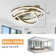 Herrada 20" Space-Saving Flush Mount Ceiling Fan with Adjustable Dimmable LED Light Kit