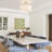 3-Light Semi Flush Mount Ceiling Light Modern Drum Chandelier Light Fixture With White Shade For Bedroom Living Room Entryway Hallway