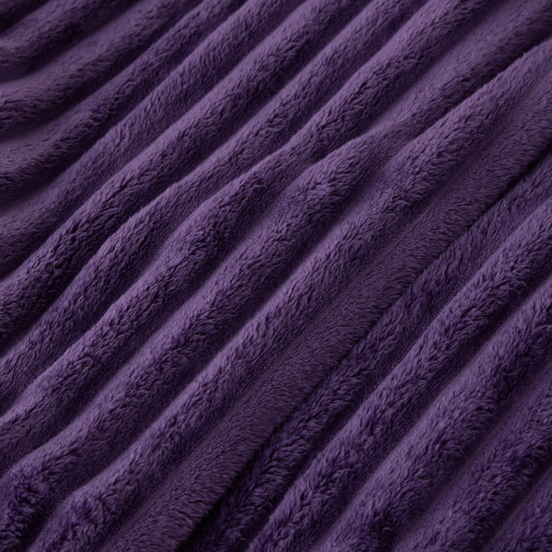 Essential Bedsure 299gsm Super Soft Cozy Flannel Fleece Blanket For Bed&Couch GentleSoft™️, Throw XL, Purple