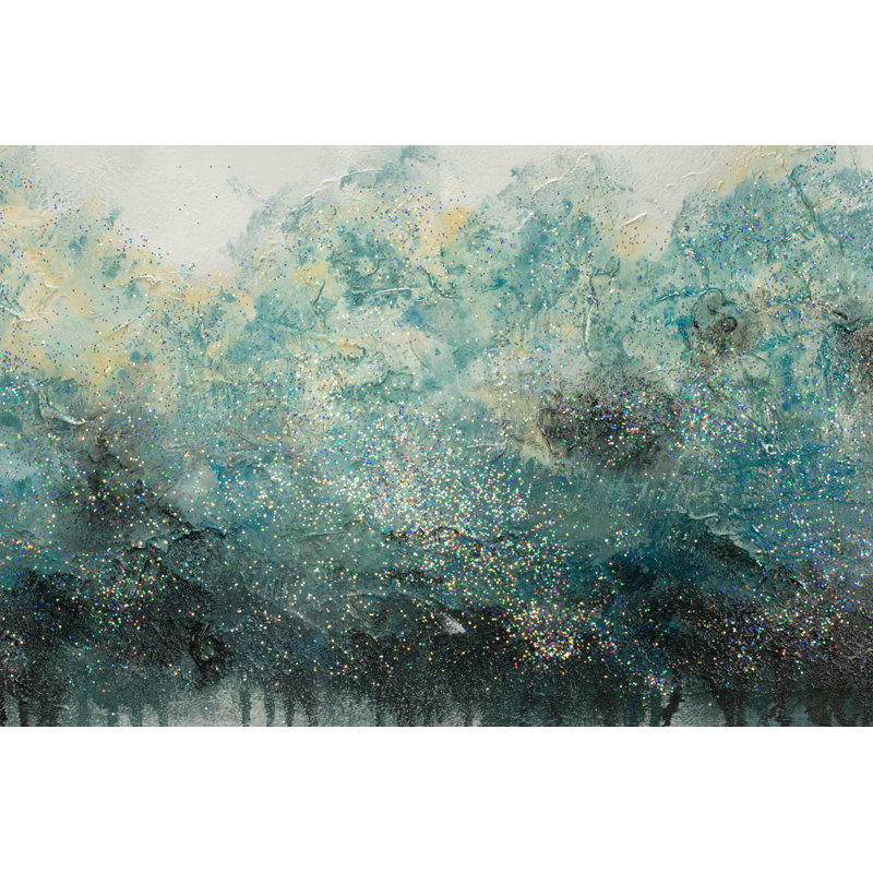 Impermeable Forest Hand -Painted Acrylic Painting