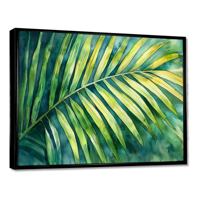 Art mural Corri Green Tropical Safari Palms III - Palmiers et palmiers pour le salon