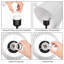 Ensemble de lampes de table noires 16,2 po Angel-May